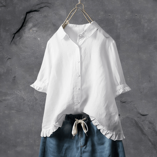 EDEN I CASUAL LINEN BLOUSE