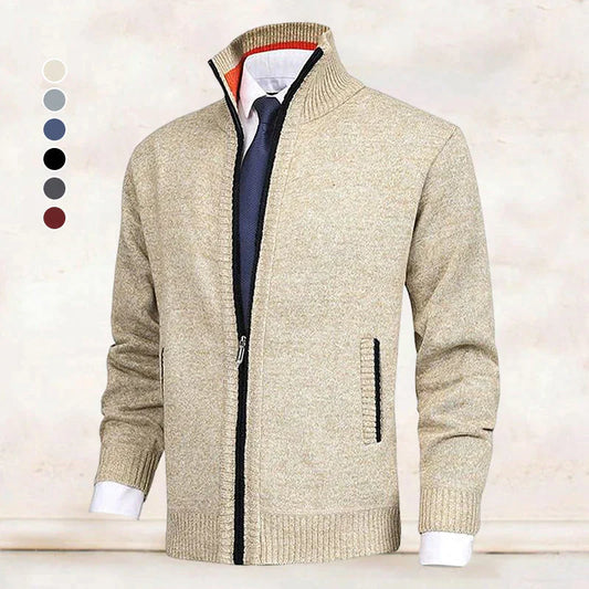 Bass - Fashionable and comfortable cardigan with collar