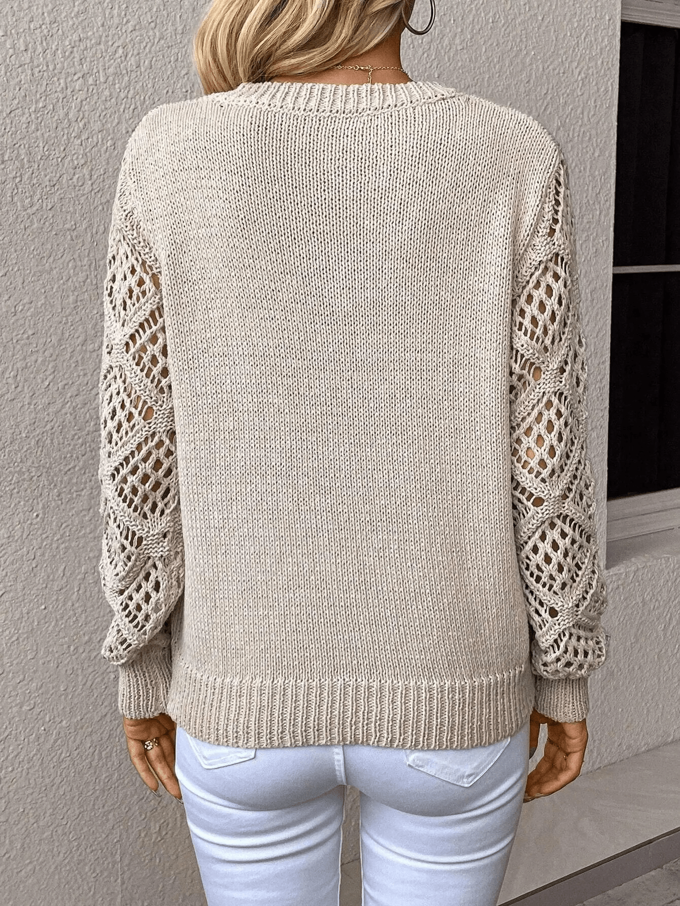 SHIMA I CASUAL V-NECK SWEATER