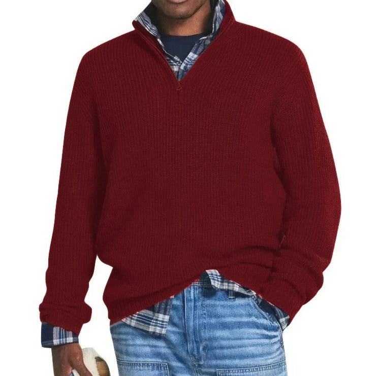 Bradley | Knitted Jumper with Zip