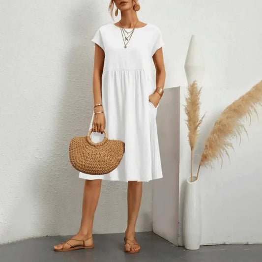 ODELIA I CLASSIC SUMMER DRESS