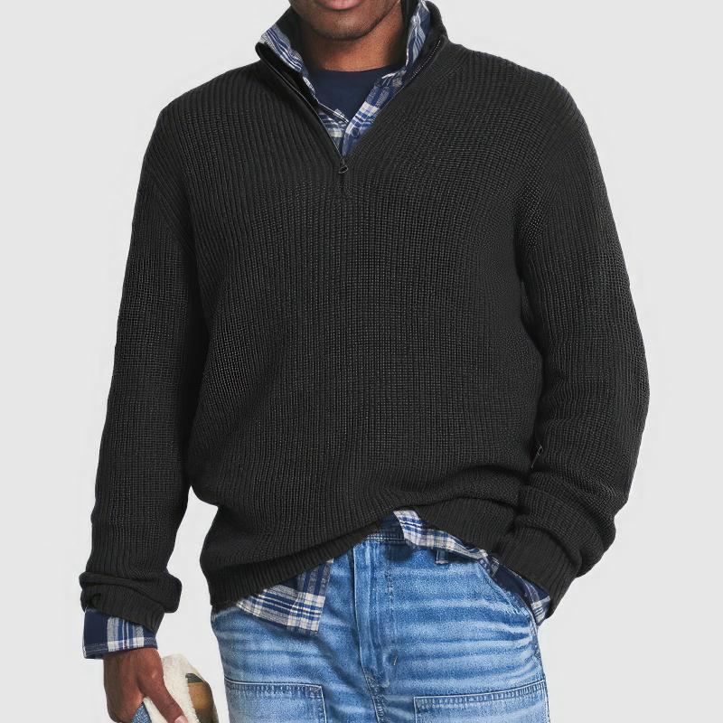 Bradley | Knitted Jumper with Zip