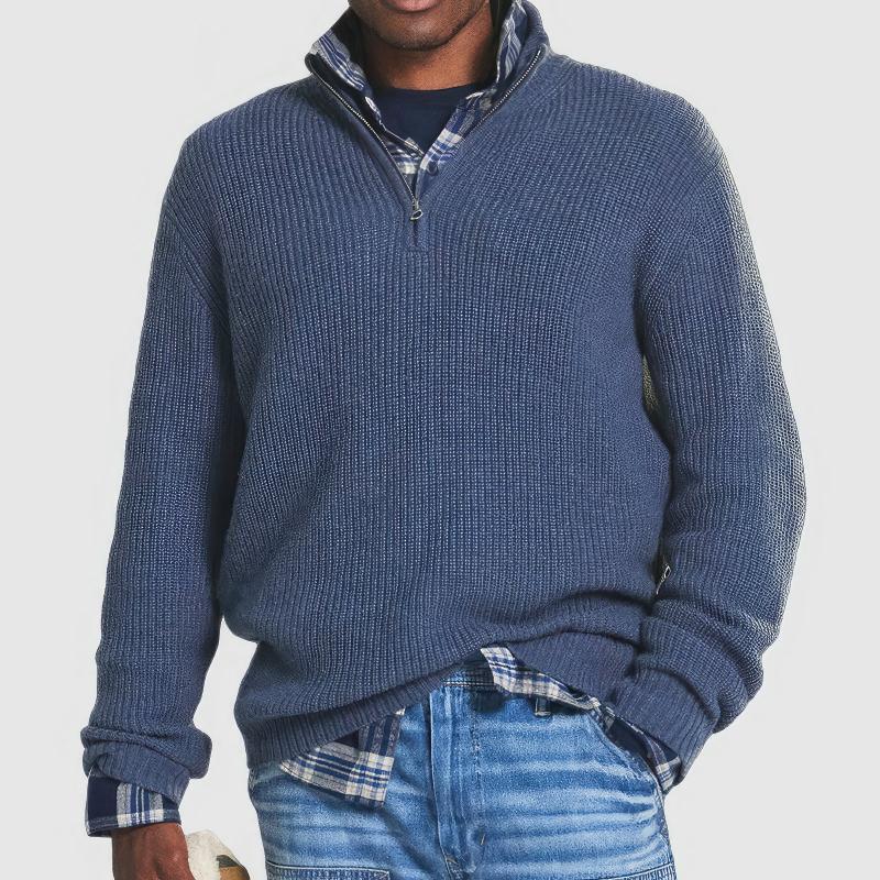 Bradley | Knitted Jumper with Zip