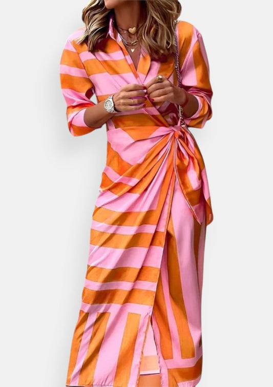 LIORA I LUXURIOUS WRAP DRESS